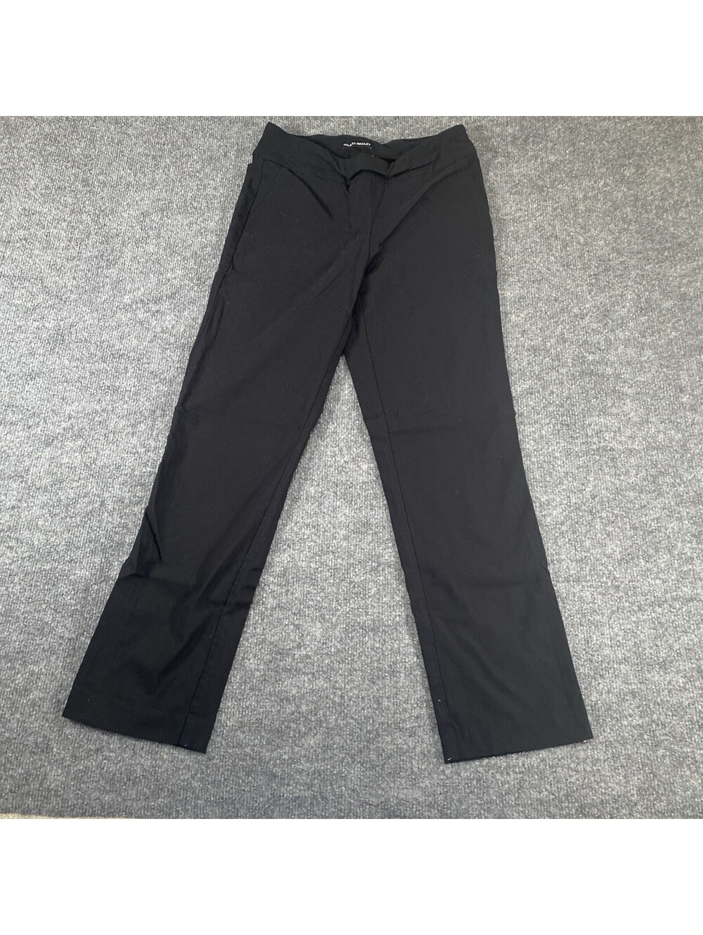 Hilary Radley Pull ON Pants with Built In Tummy Control Black Size S Ag